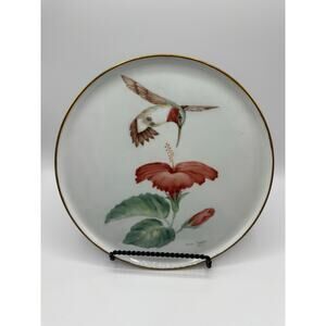 Gerda Larson Hand-Painted Chaffing Plate 1992 Excellent Condition